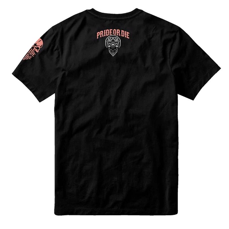 PRiDEorDiE keep rolling T-Shirt -black